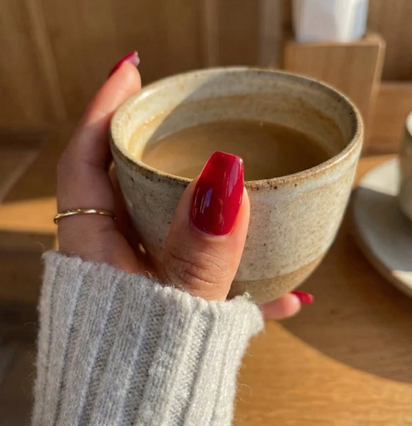 Classic Red Coffin Press-On Nails